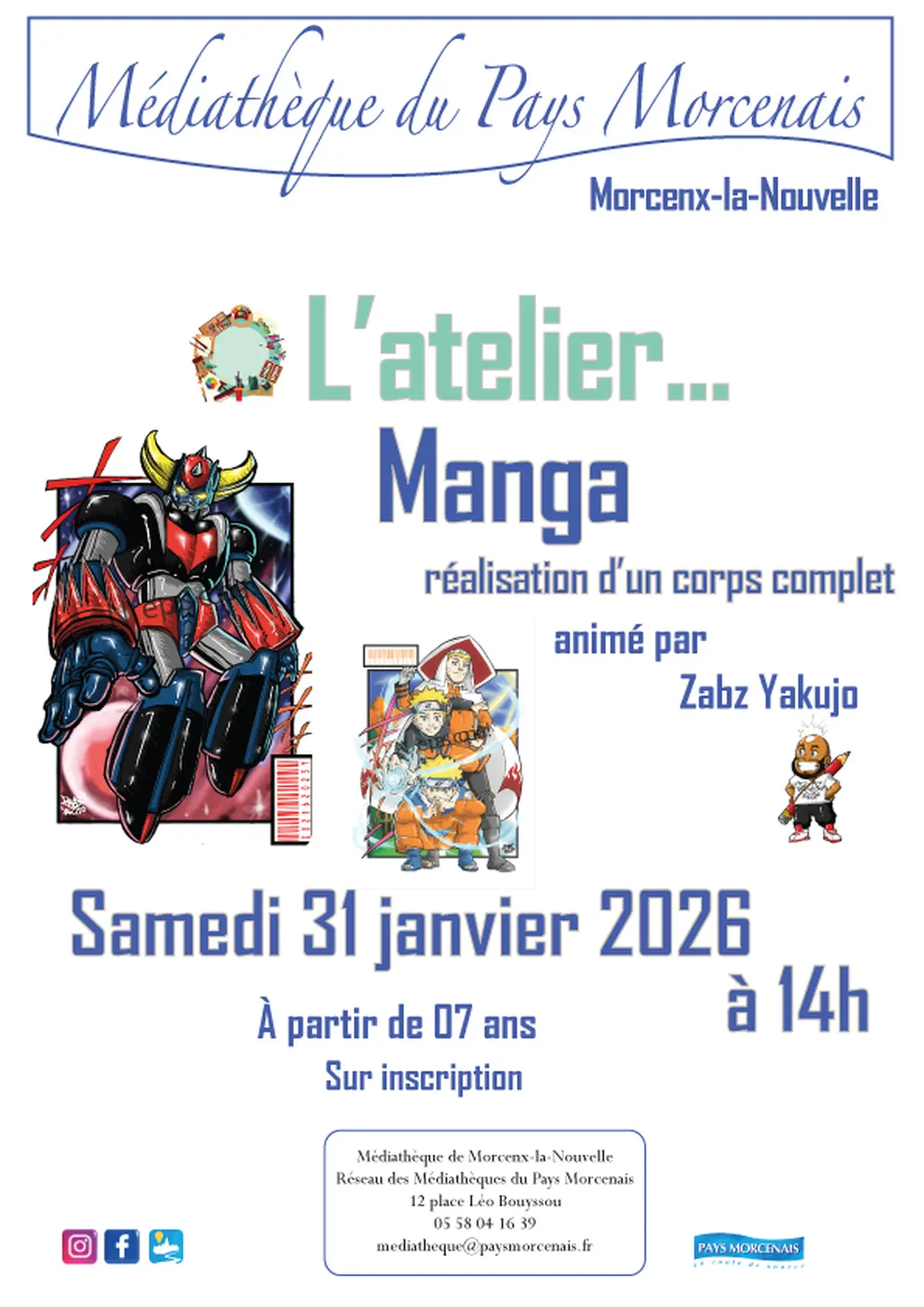 L'atelier Manga - Réalisation d'un corps complet