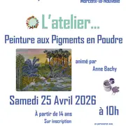 L'atelier Peinture aux pigments en poudre