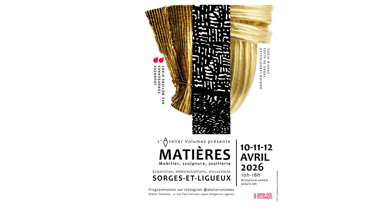 L'atelier Volumes présente Matières : Expositions, démonstrations, discussions