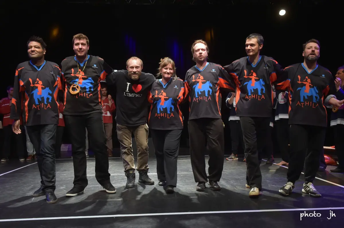 La troupe de l'Athila, pour la saison 2017-2018
