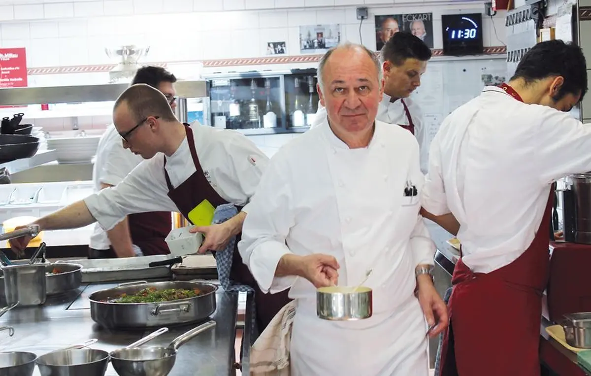 Marc Haeberlin en cuisine