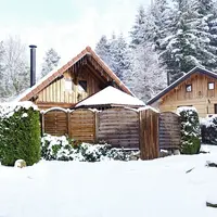 Le Domaine du Haut Jardin sous son manteau de neige DR
