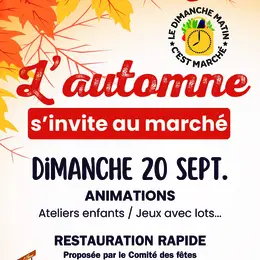 L'automne s'invite au marché