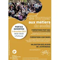 Les portes ouvertes du 2 décembre pour venir à la rencontre des professionnels et des étudiants DR