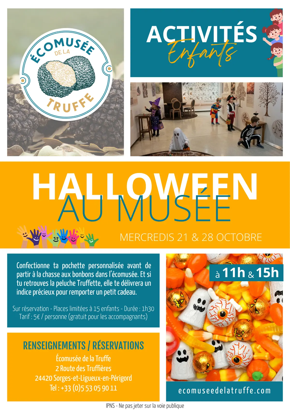 l'Écomusée de la truffe fête Halloween