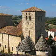 L'église romane d'Aubiac, une forteresse de pierre