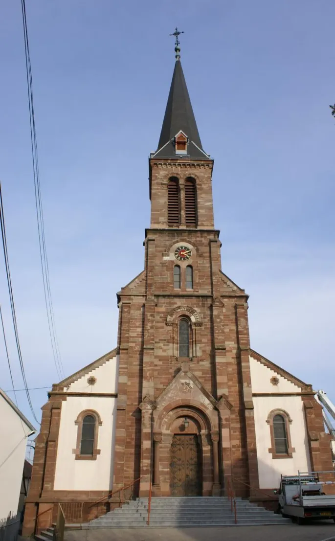 L\'Eglise Saint-Maurice de Pfastatt