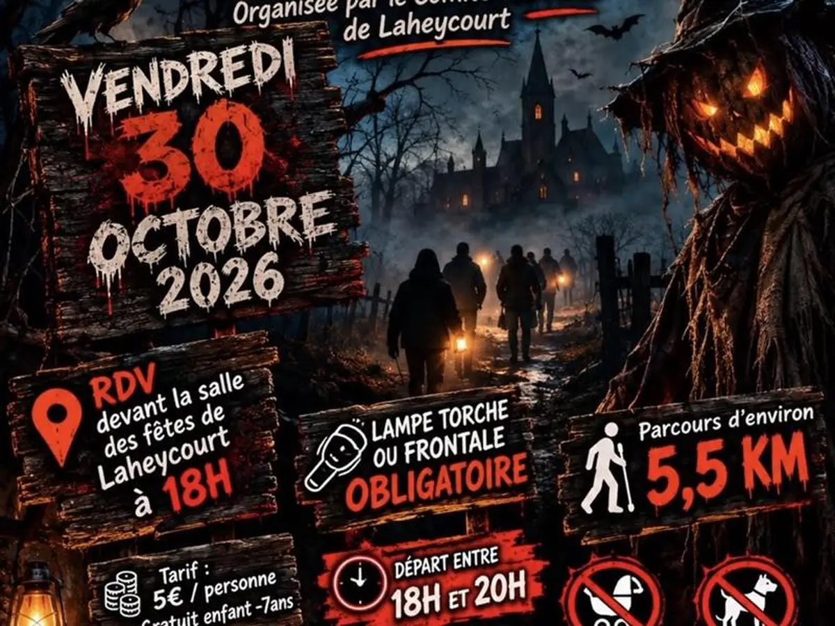L'épouvante marche de Laheycourt