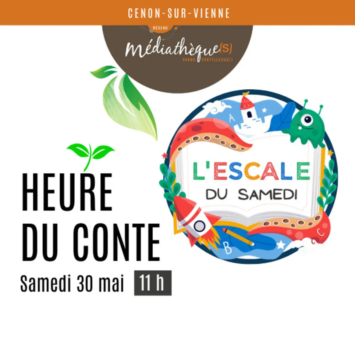 L'escale du samedi : heure du conte