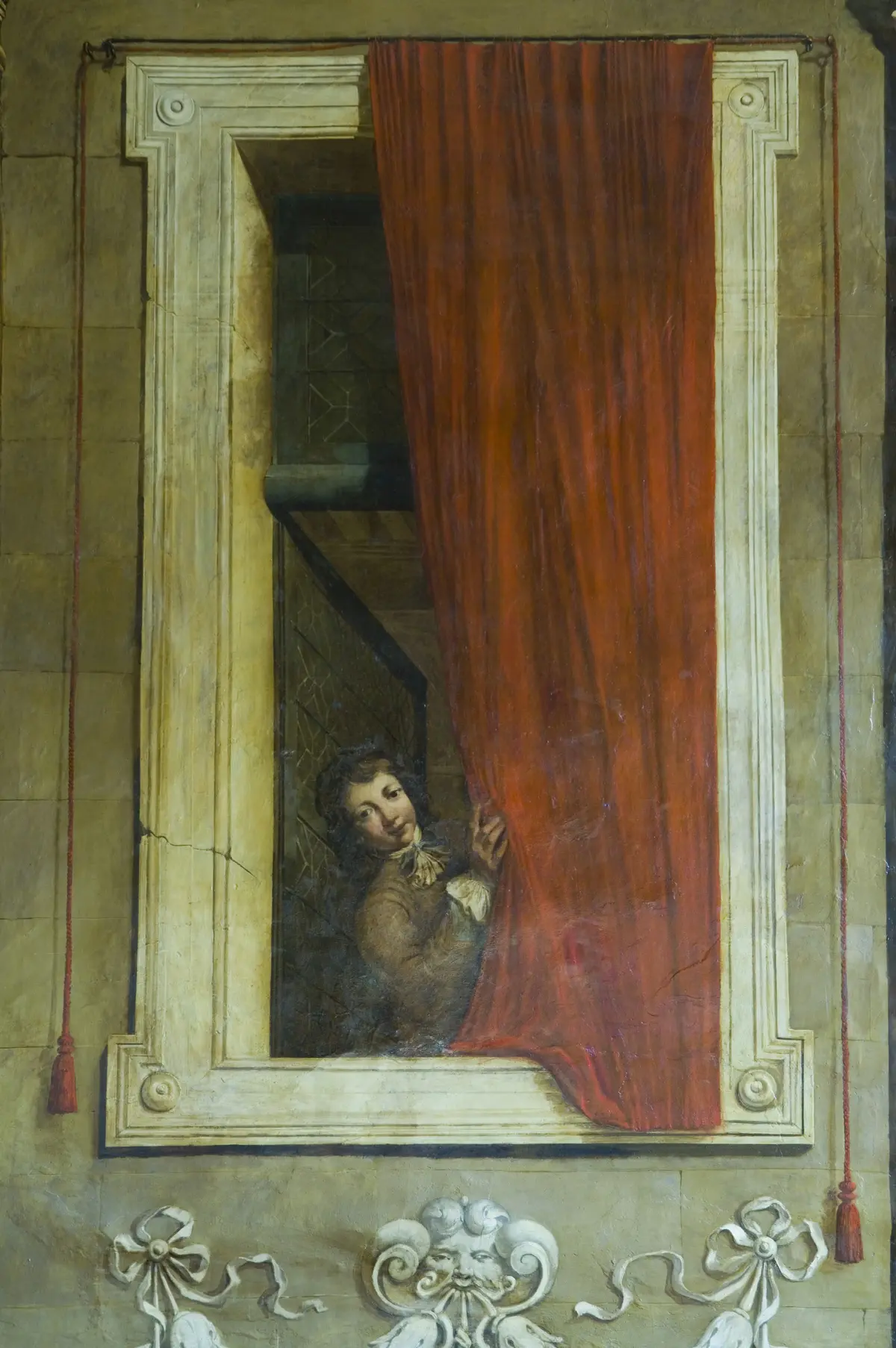 L'escalier en trompe l'œil de l'Hôtel de Châteaurenard