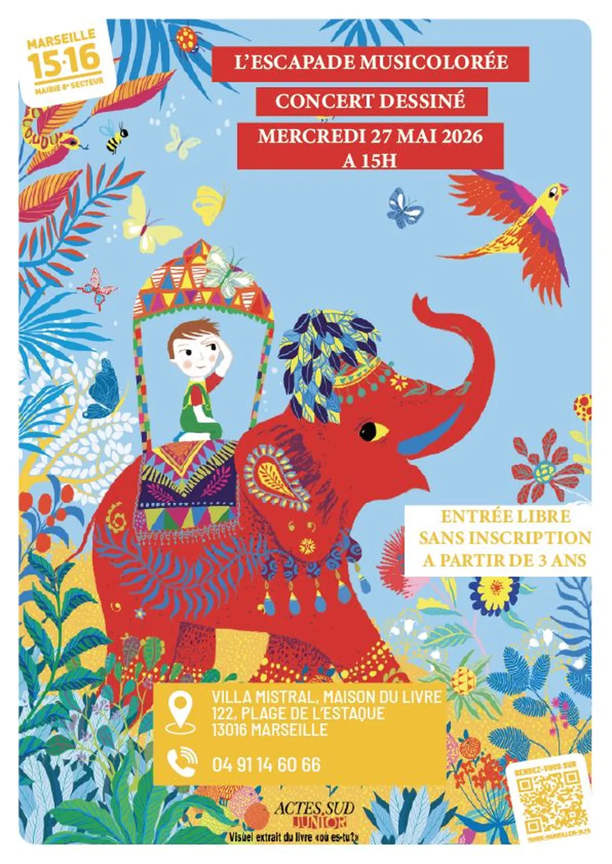 L'escapade musicolorée et concert dessiné
