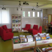 L'espace détente de la bibliothèque municipale de Kilstett DR