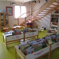 L'espace jeunes de la bibliothèque municipale de Kilstett DR
