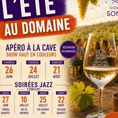 L'été au Domaine Sontag : Apéro à la cave