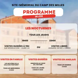L'été au Site-mémorial du Camp des Milles