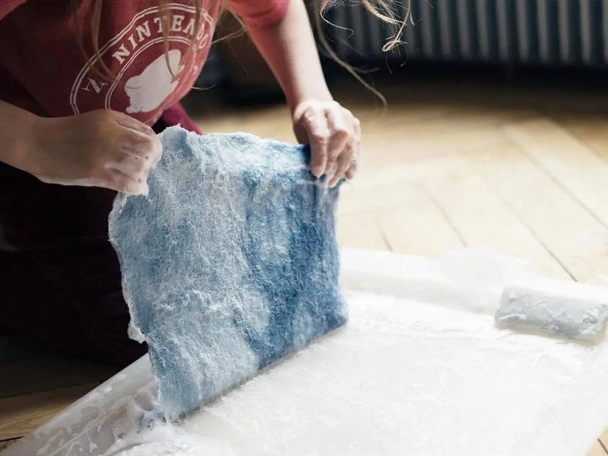 L'été des Curieux - Atelier en famille, Feutrer la laine