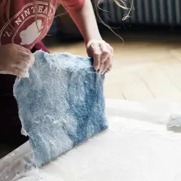 L'été des Curieux - Atelier en famille, Feutrer la laine