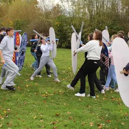 L'été des Curieux - Atelier en famille, l'entraînement du guerrier gaulois