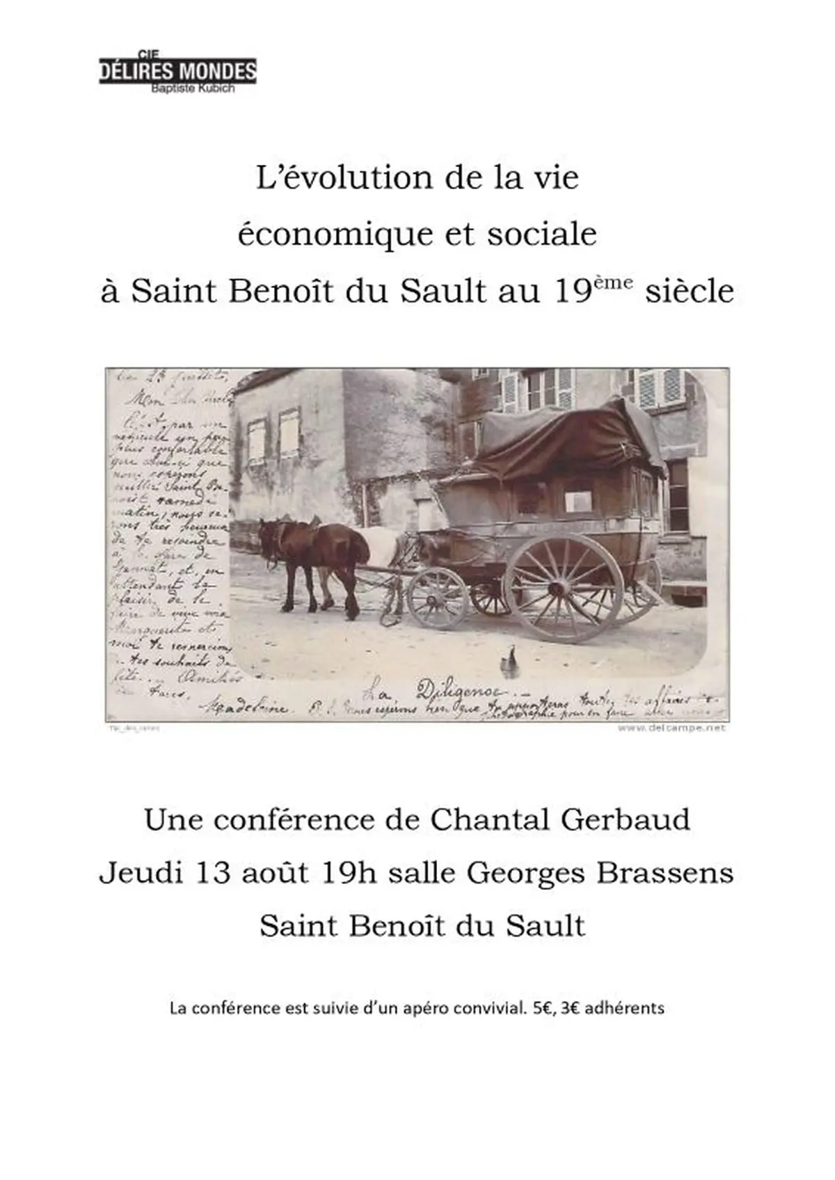 L'évolution de la vie économique et sociale à saint Benoût au 19e S