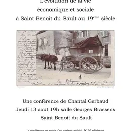 L'évolution de la vie économique et sociale à saint Benoût au 19e S