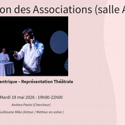 L'Excentrique - Représentation théâtrale - Pint of Science