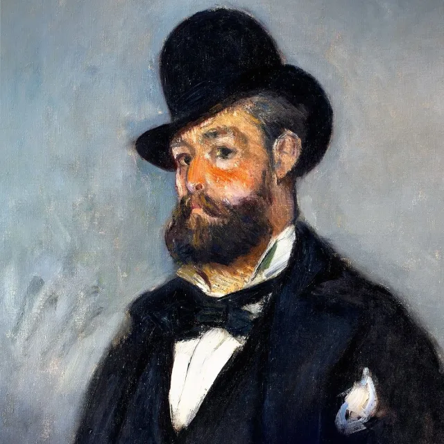 Claude Monet (1840-1926) : Portrait de Léon Monet (détail), 1874
