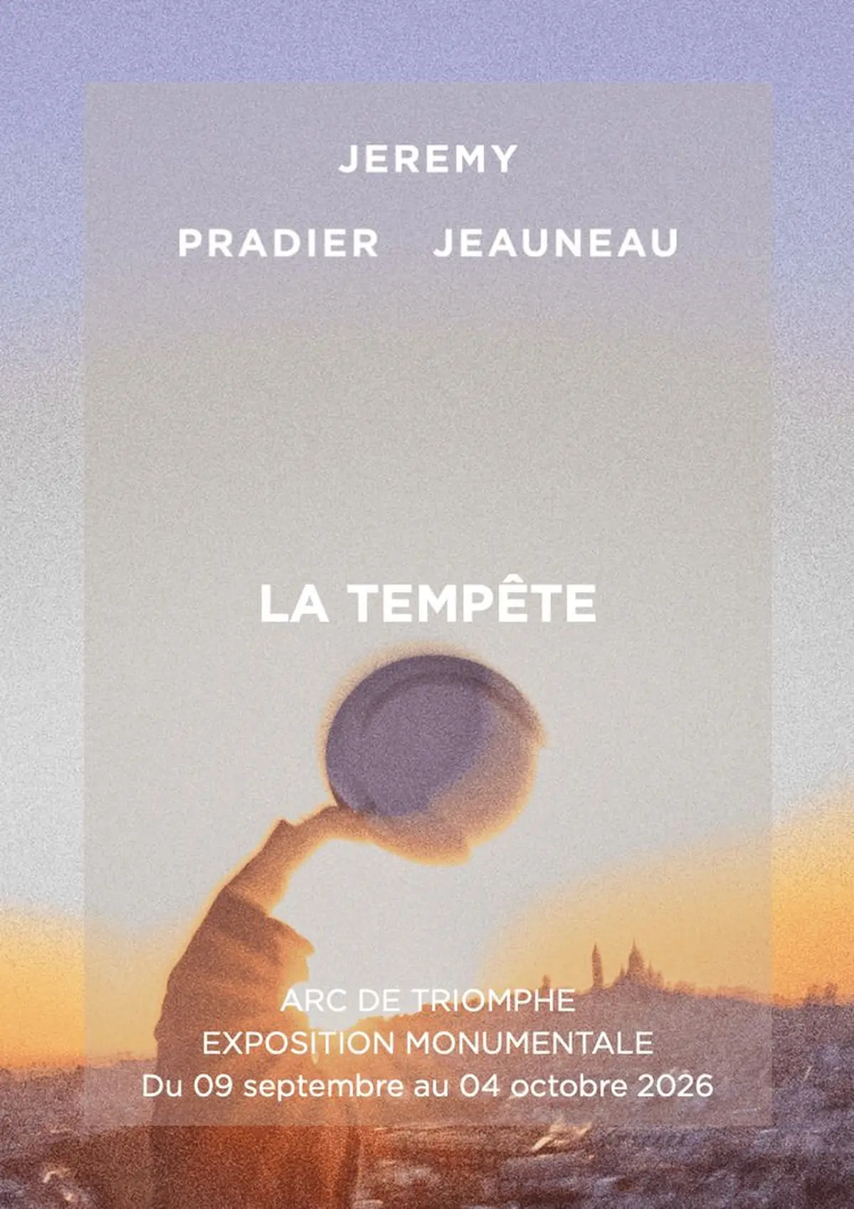 L'exposition monumentale La Tempête de Jérémy Pradier-Jeauneau à l'Arc de Triomphe