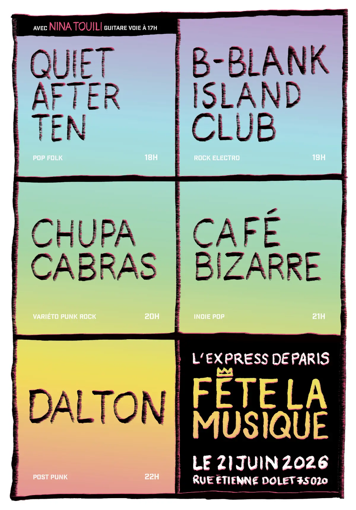 L'Express de Paris Ménilmontant fête la musique « live » !