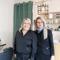Frédérique et Giovanna, les gérantes de l'Hair d'un moment DR