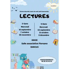 L'heure du conte 2-5 ans