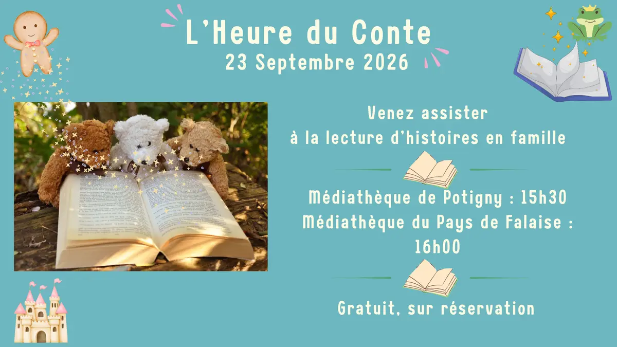 L'Heure du Conte à la Médiathèque de Potigny