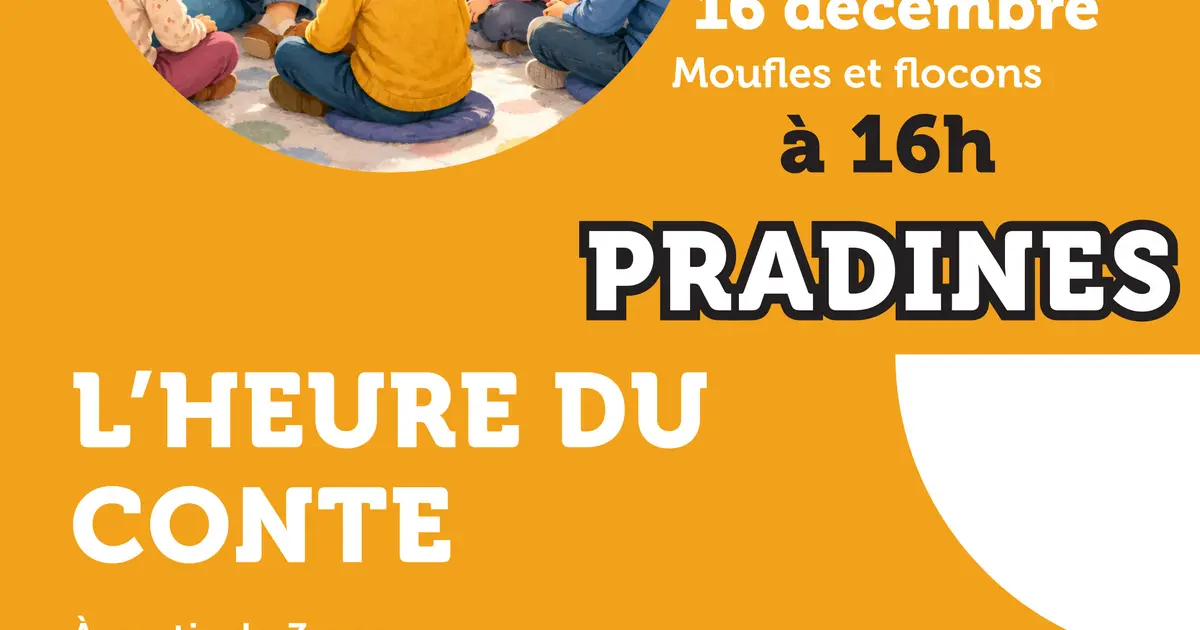L’heure du conte à la médiathèque de Pradines