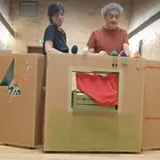 L'heure du conte avec la cabane de la Cie Les Herbes Folles