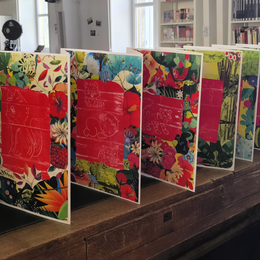 L'heure du conte avec le livre accordéon