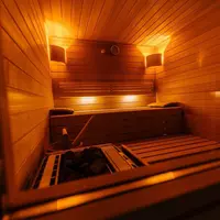 Le sauna de l'Hôtel Au Cheval Blanc - Best Western Plus à Baldersheim DR
