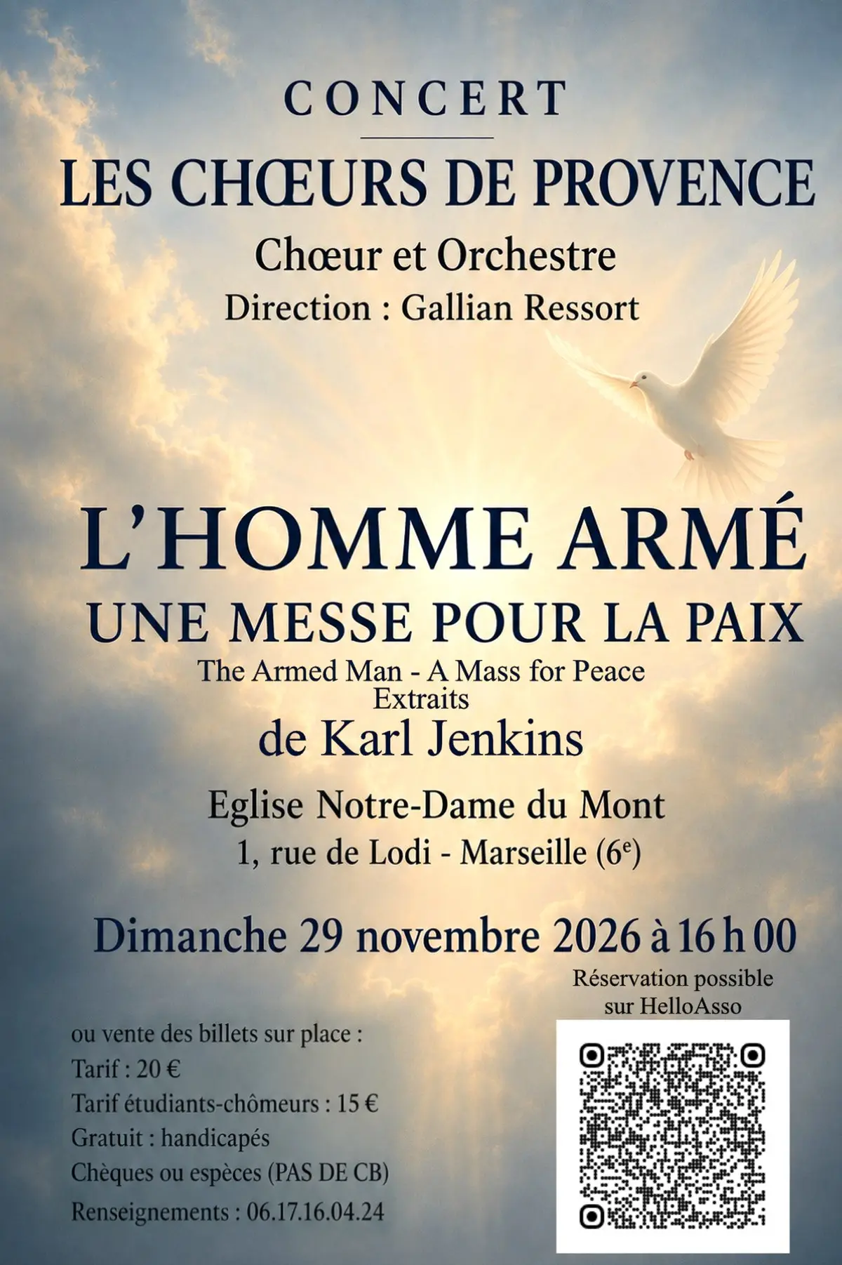 L'Homme armé - une messe pour la paix de Karl Jenkins par les Chœurs de Provence
