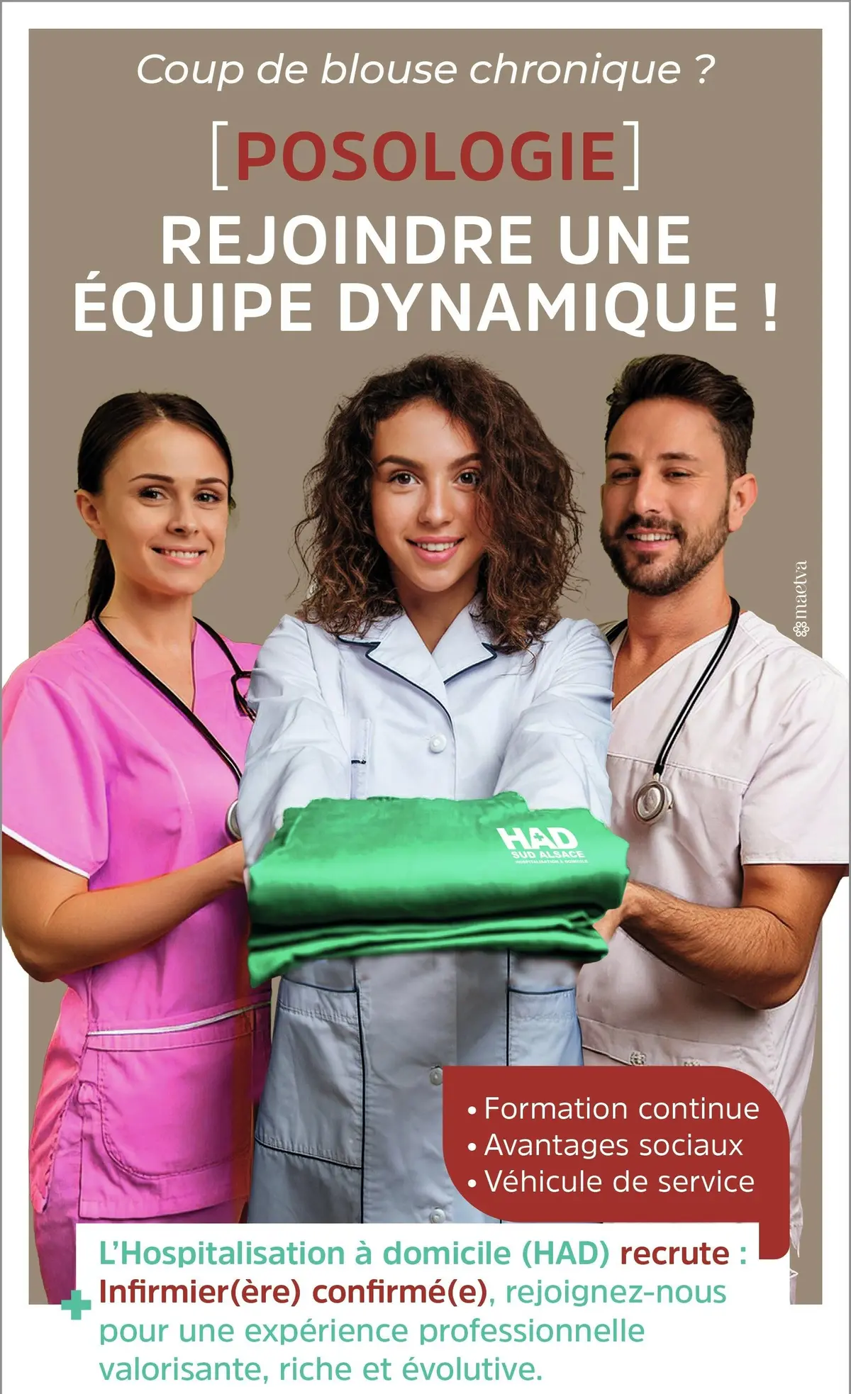 L'Hospitalisation à Domicile recrute