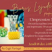 L'Impression 3D par Boris Lejude