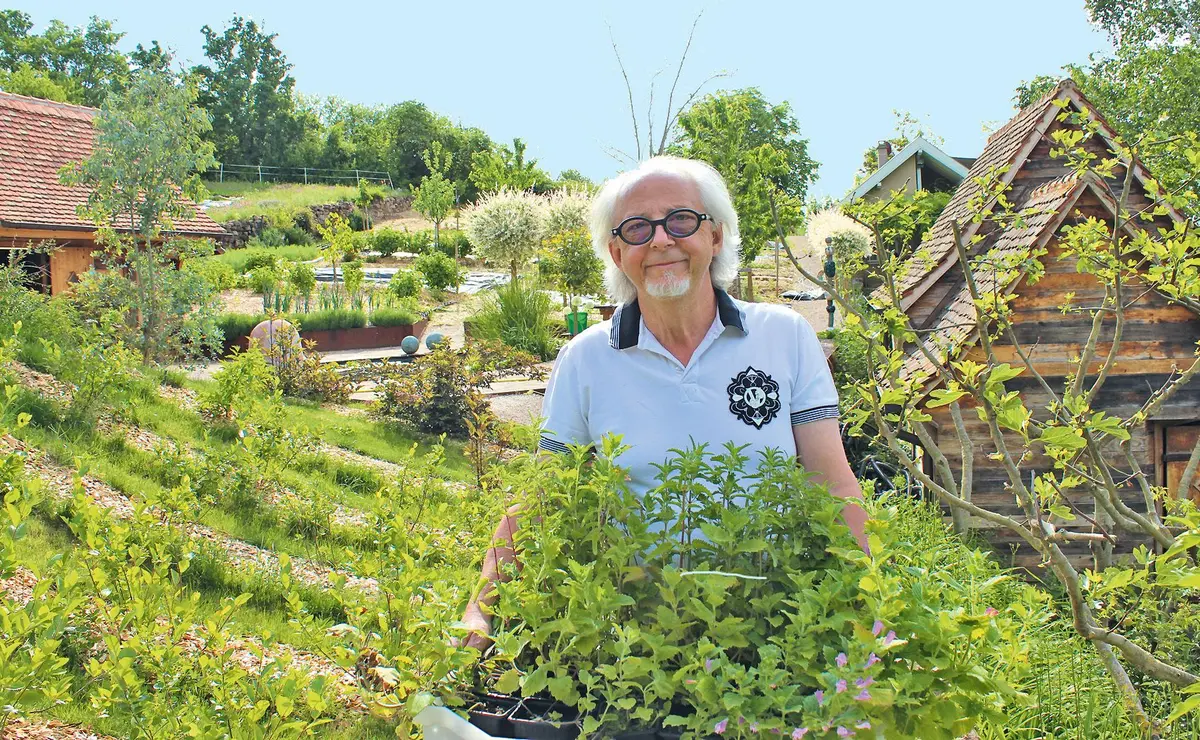 Jean-Luc Brendel peut être fier de son jardin en permaculture