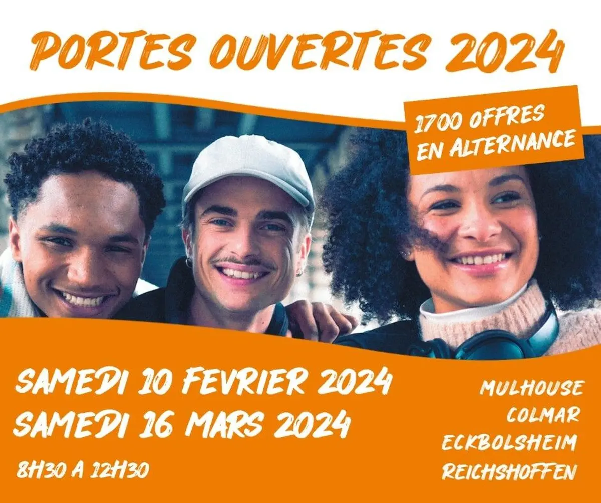 Les portes ouvertes ont lieu les 10 février et 16 mars 2024