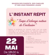 L'instant répit - Temps d'échange autour de l'inclusion