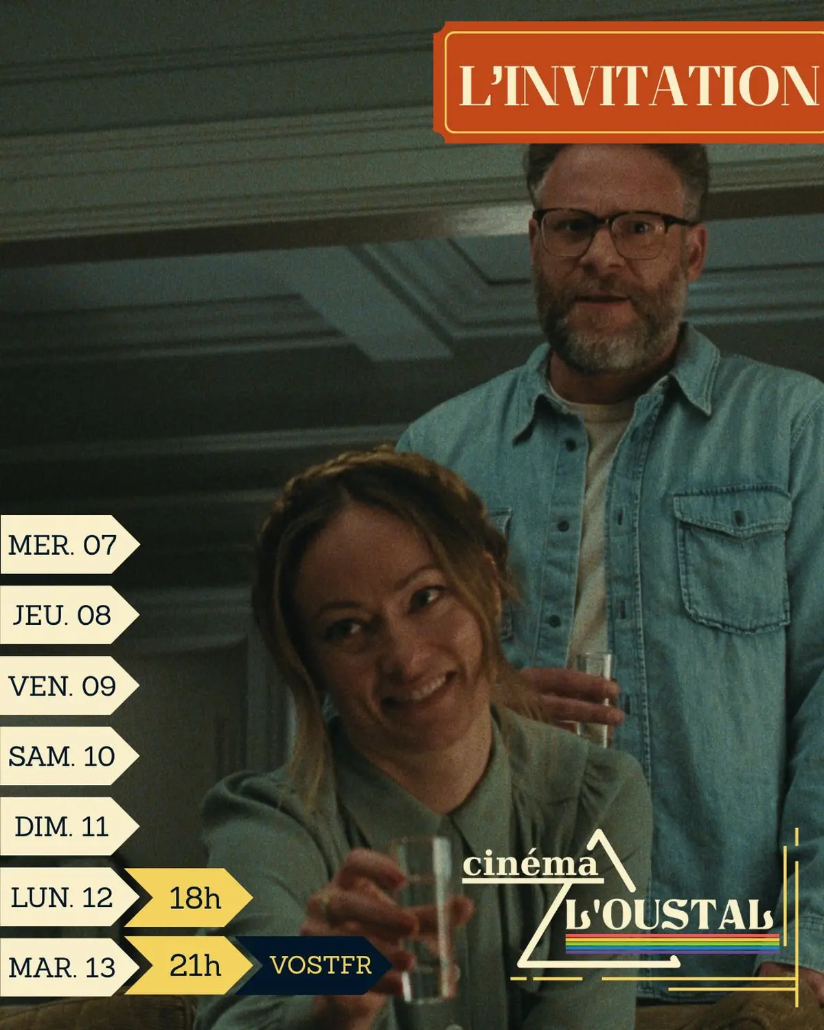 L'Invitation, 1h47, Comédie/romance, De Olivia Wilde Avec Olivia Wilde, Seth Rogen, Penelope Cruz, Edward Norton