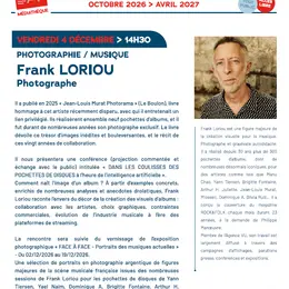 L'invité du mois : Frank Loriou
