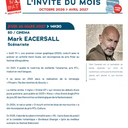 L'invité du mois : Mark Eacersall