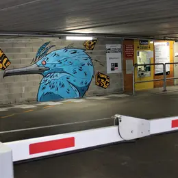 Parking du Kinépolis à Mulhouse : le temple secret du street art !