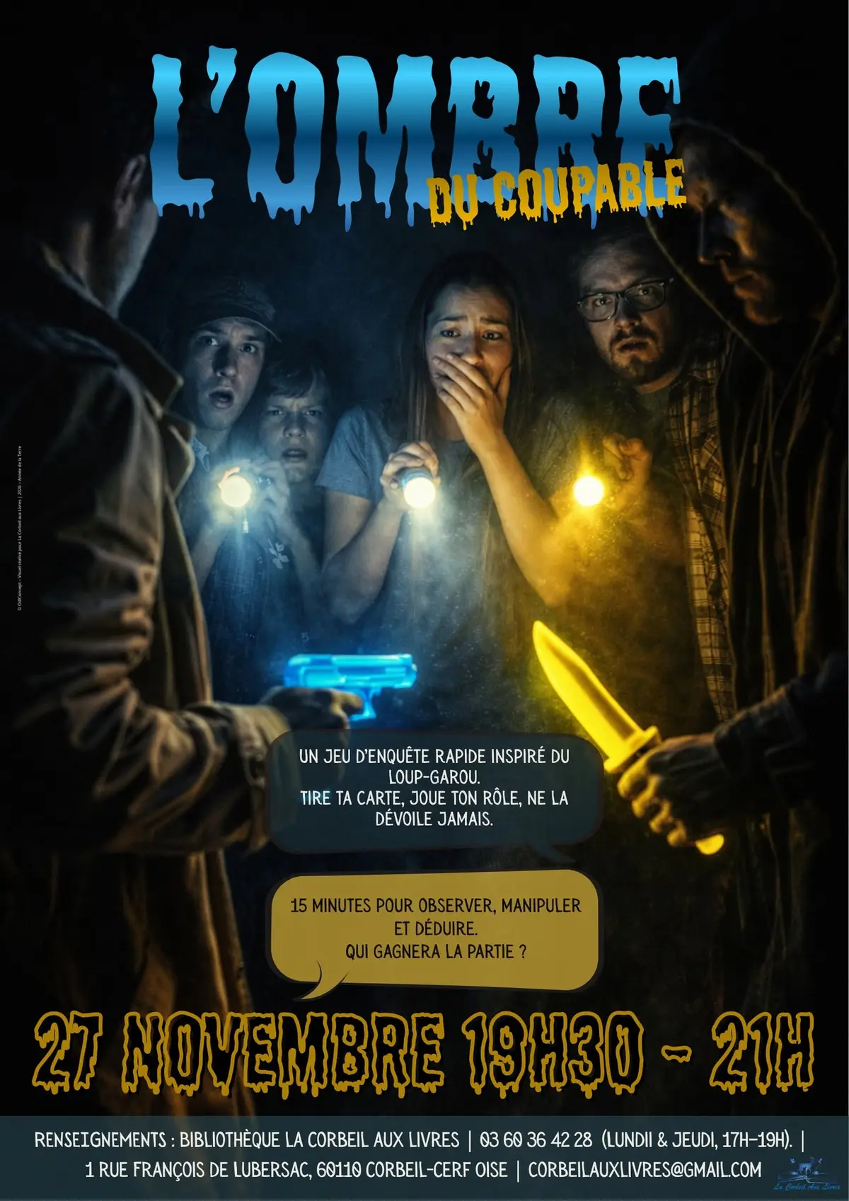 L'ombre du coupable – Jeu d'enquête
