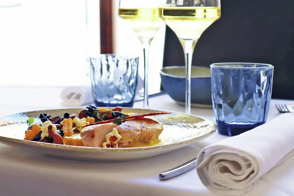 Une assiette de la brasserie l'Oxalis