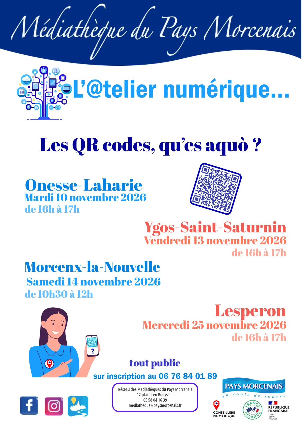 L'@telier numérique... Les QR codes, qu'es aquó ?