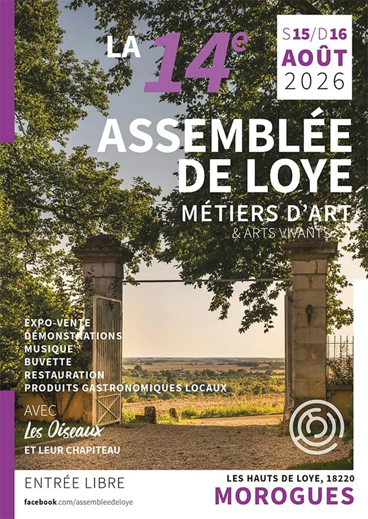 La 14ème assemblée de Loye - Métiers d'Art et Arts Vivants