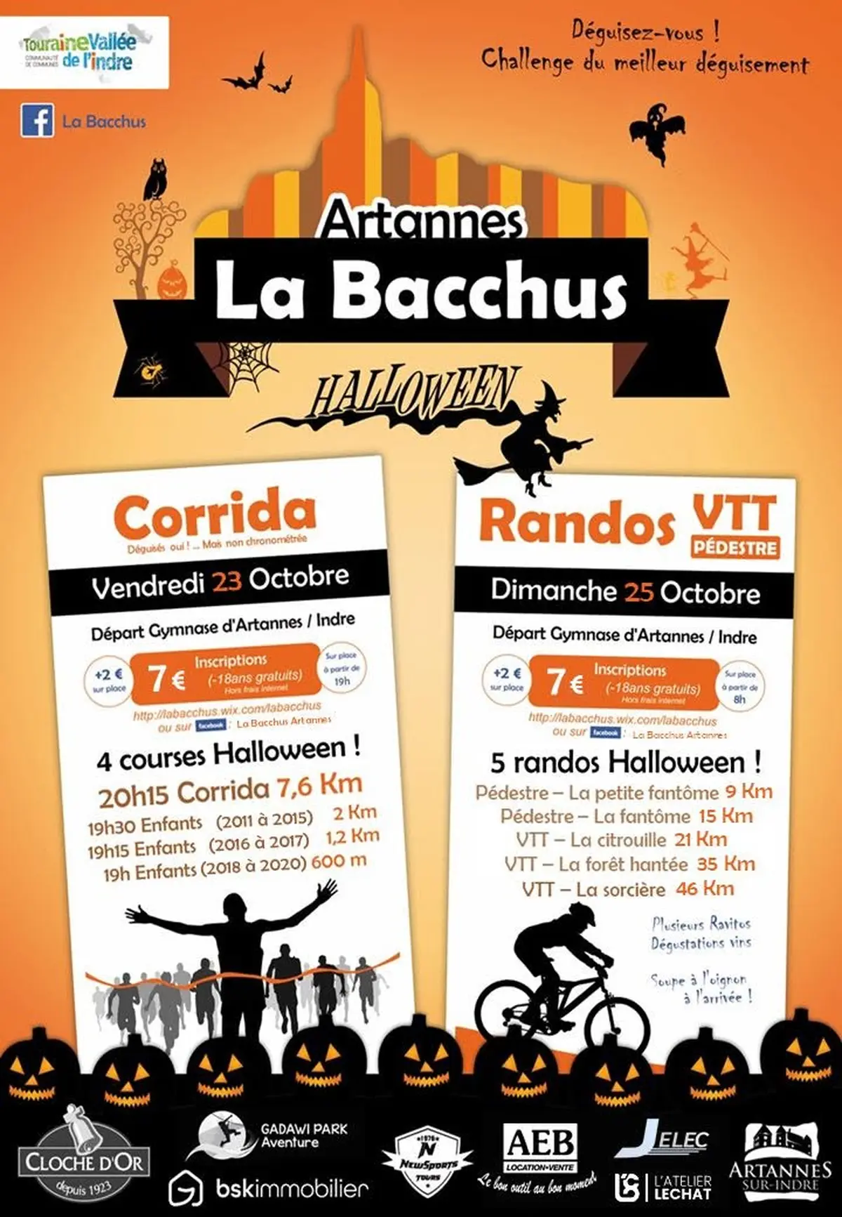 La Bacchus Artannes 2026 : les randonnées VTT et pédestres